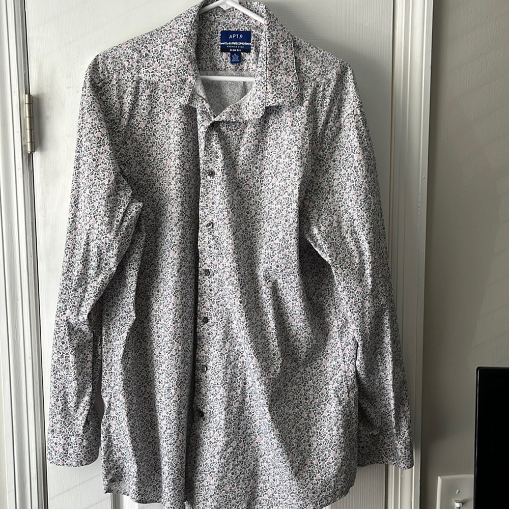 Apt. 9 Dress Shirt - Slim Fit - Size XL